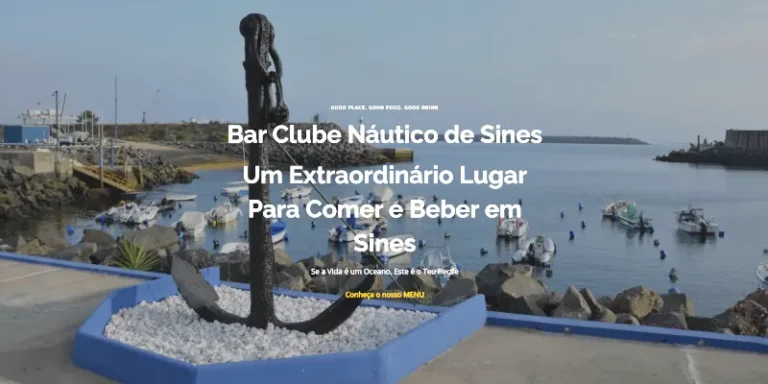 Site Bar Clube Náutico de Sines