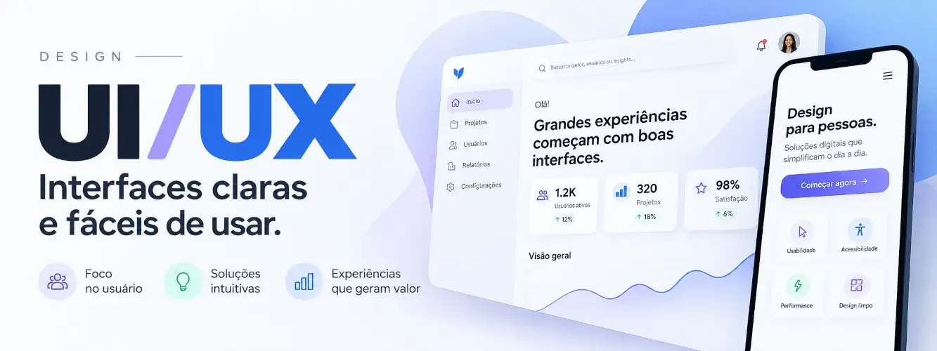 design ui ux interfaces claras e fáceis de usar litoralnetdesign